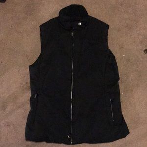 Black banana republic winter vest